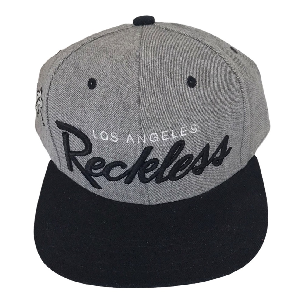 Reckless Los Angeles Hat - Y&R - grey gray and bla